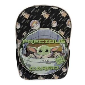 Disney Star Wars Baby Yoda Backpack Mandalorian Precious Cargo 17" (2021)